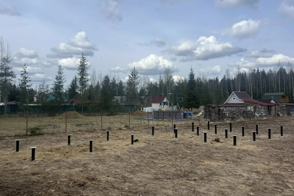 Свайно-винтовой фундамент в СНТ «Кюльвия» Тосненского района